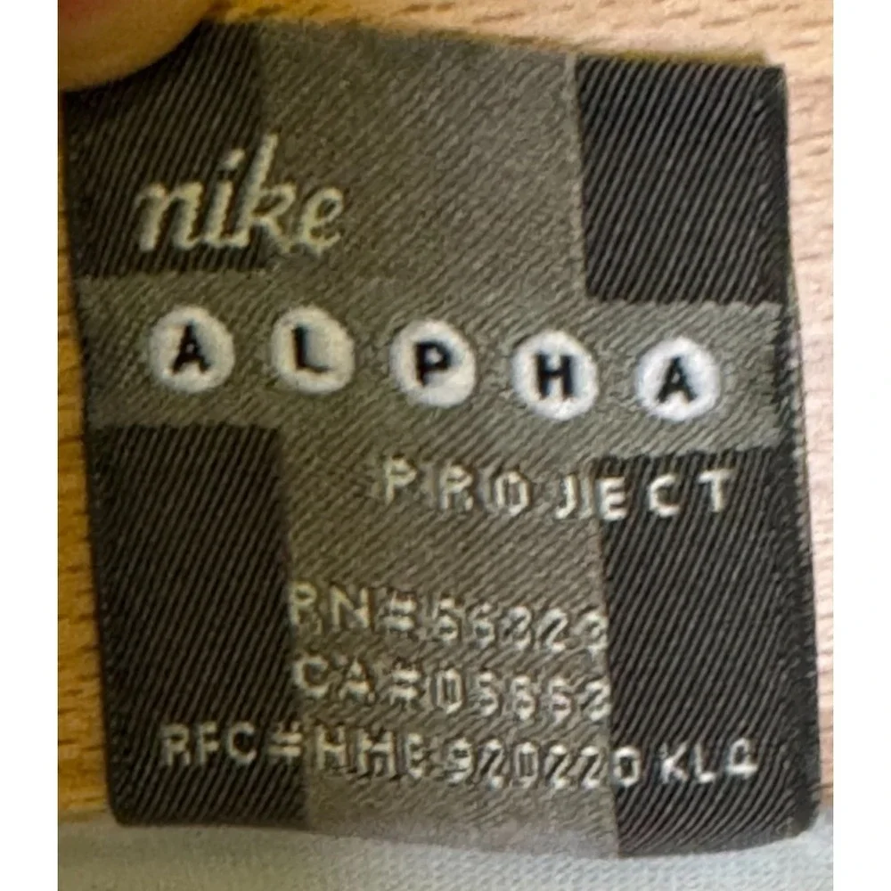 Nike Golf Alpha Project Small Sleeveless White Blue Striped Polo Womens Size (S)